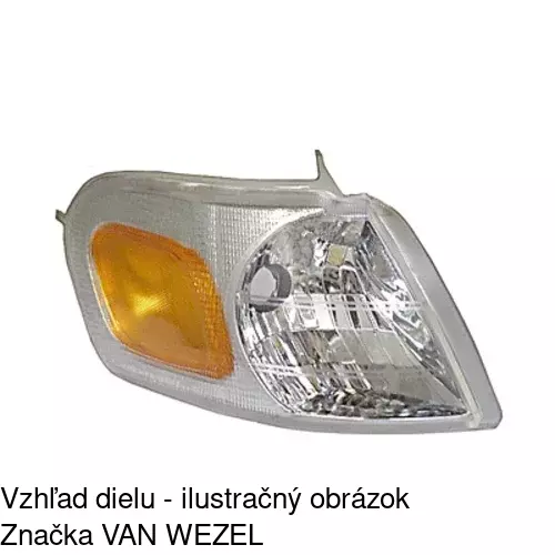 Obrysové svetlo 558120-E /POLCAR/ - obr. 2