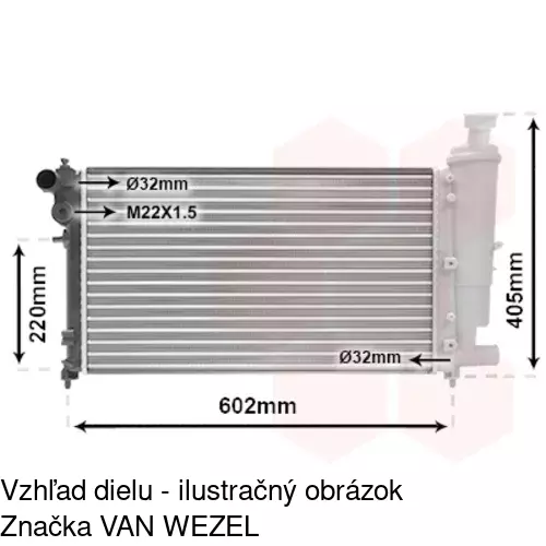 Chladiče vody 570608-5 /POLCAR/ - obr. 5