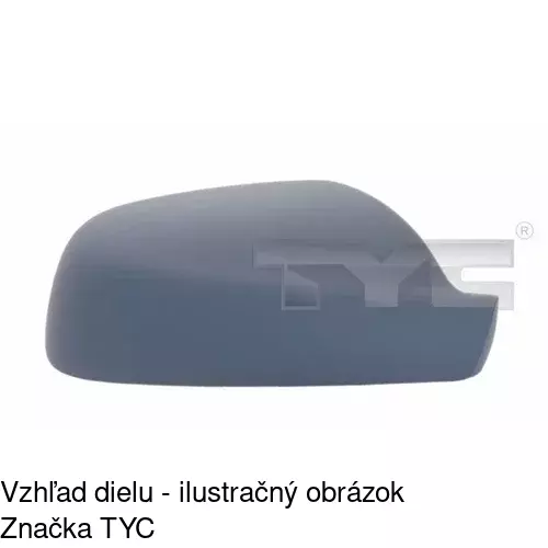 Vonkajšie zrkadlo 5710515M /POLCAR/ - obr. 1