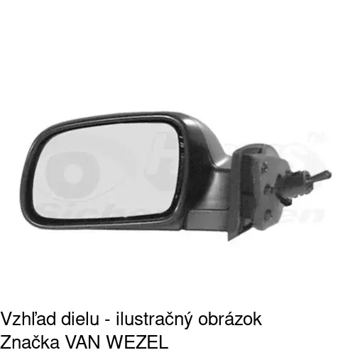 Rám vonkajšieho zrkadla 571054TM /POLCAR/ - obr. 4