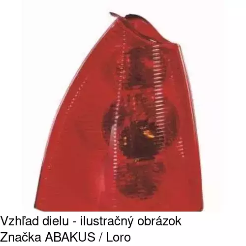 Zadné svetlo 5710871E /POLCAR/ - obr. 2