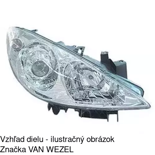 Hlavný reflektor 571110-E /POLCAR/ - obr. 4