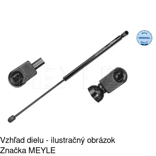 Plynová pružina 5716AB /POLCAR/ - obr. 2