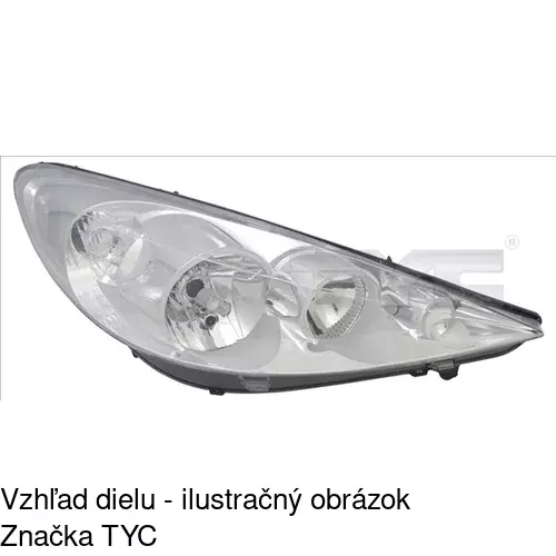 Hlavný reflektor POLCAR 572010-U