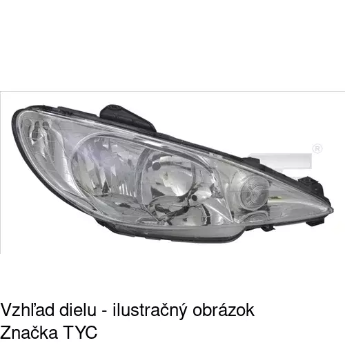 Hlavný reflektor POLCAR 5723103E
