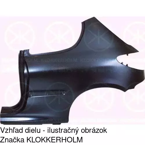 Zadný blatník POLCAR 572384