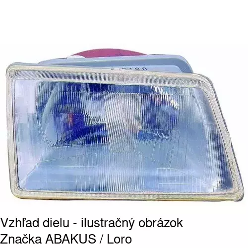 Hlavný reflektor POLCAR 573709-E