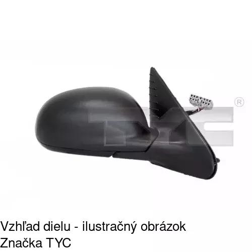 Vonkajšie zrkadlo 5746511E /POLCAR/ - obr. 5