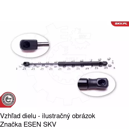 Plynová pružina 5748AB1 /POLCAR/ - obr. 4