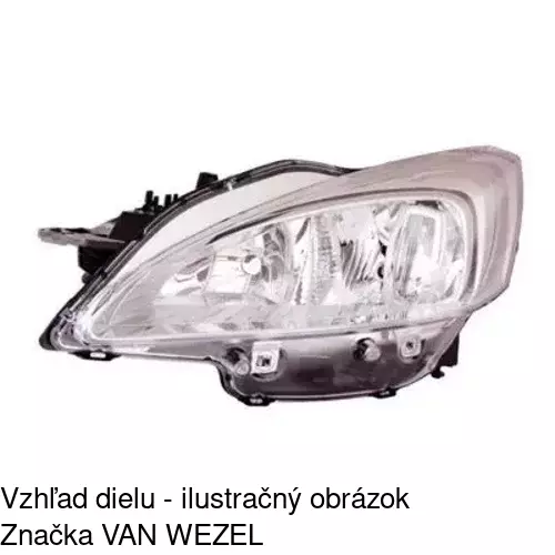 Hlavný reflektor 575609-E /POLCAR/ - obr. 4