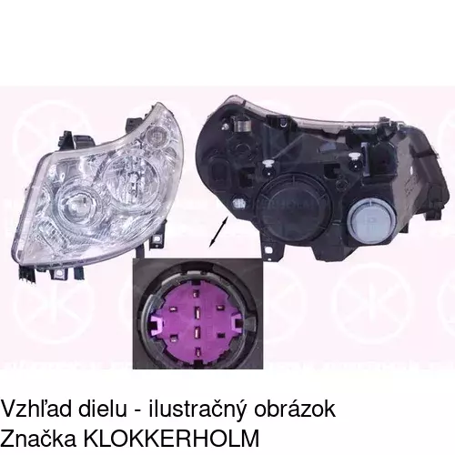 Hlavný reflektor POLCAR 5770103U