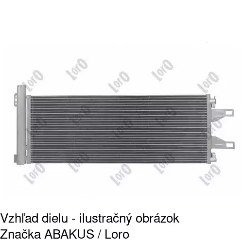Chladiče klimatizácie 5770K82X /POLCAR/ - obr. 2