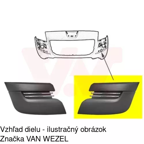Kryt v nárazníku 578027-1 /POLCAR/ - obr. 1