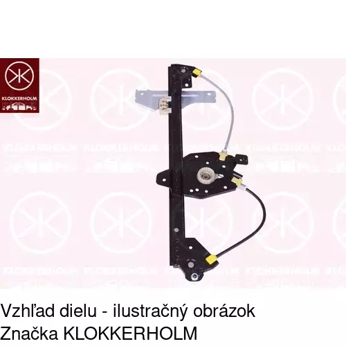 Mechanizmus sťahovania okna elektrický bez motora POLCAR 5781PSG3E