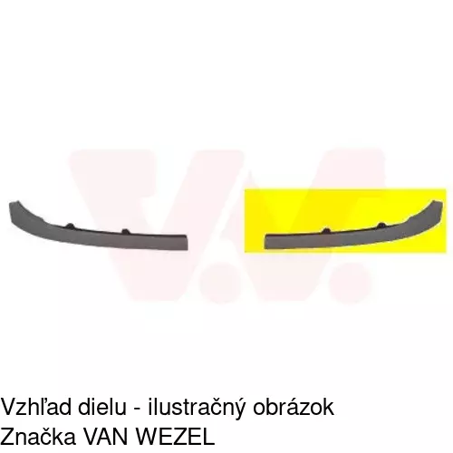 Lišta pod reflektorom 5790061R /POLCAR/ - obr. 1