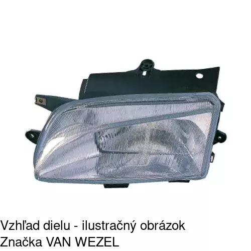 Hlavný reflektor 579009-V /POLCAR/ - obr. 3