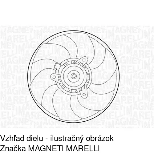 Ventilátor bez krytu / podpery 579023U1 /POLCAR/ - obr. 4