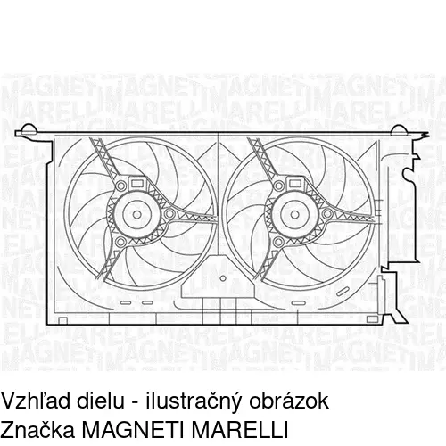 Ventilátory chladičov 579023W1 /POLCAR/ - obr. 1