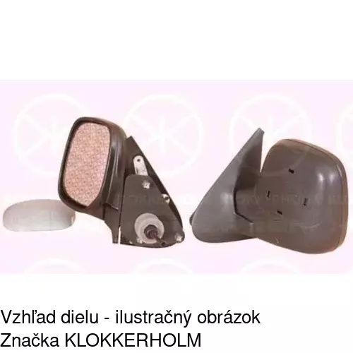 Rám vonkajšieho zrkadla 579054PM /POLCAR/ - obr. 4