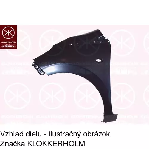 Predný blatník POLCAR 57A101
