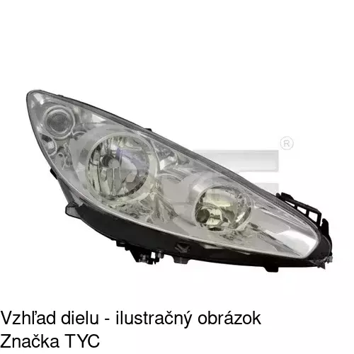 Hlavný reflektor POLCAR 57C110-U