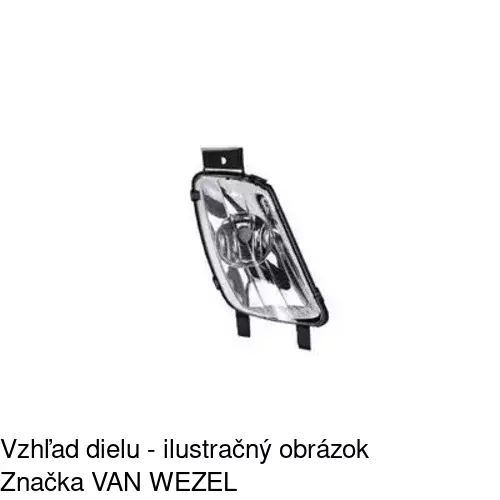 Hmlové svetlo - predné 57C130-E /POLCAR/ - obr. 4
