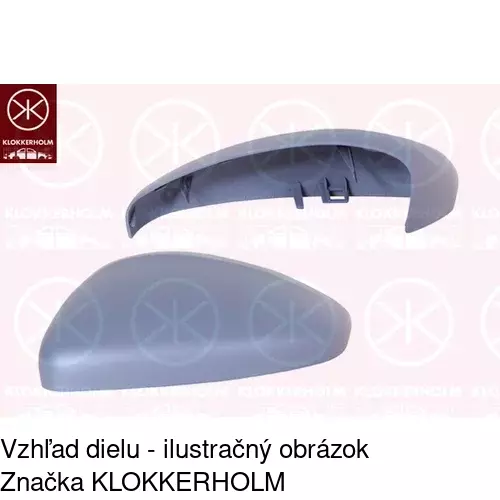 Rám vonkajšieho zrkadla 57C154PM /POLCAR/ - obr. 5