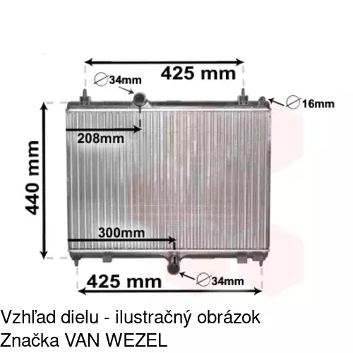 Chladiče vody 57D1081X /POLCAR/ - obr. 5