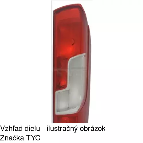 Zadné svetlo POLCAR 57N187-U