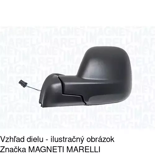 Vonkajšie zrkadlo 57U1523M /POLCAR/ - obr. 2