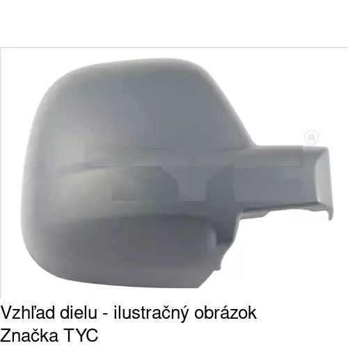 Rám vonkajšieho zrkadla 57U154PM /POLCAR/ - obr. 5