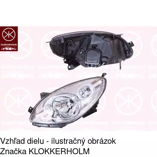 Hlavný reflektor 6001092E /POLCAR/ - obr. 3