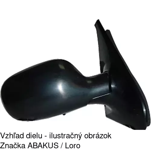 Rám vonkajšieho zrkadla 600155TM /POLCAR/ - obr. 3