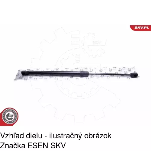 Plynová pružina 6003ABD /POLCAR/ - obr. 3