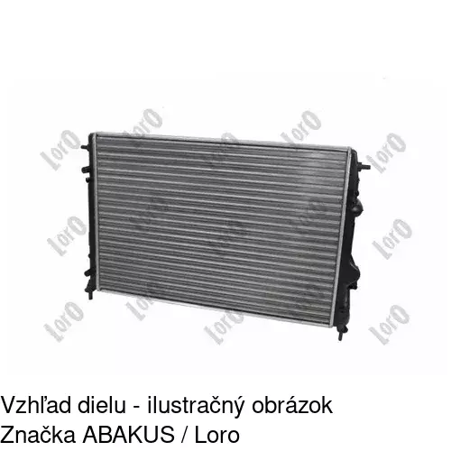 Chladiče vody 600708A6 /POLCAR/ - obr. 2