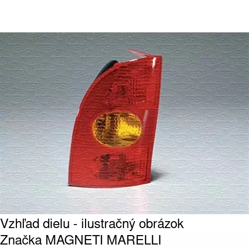 Zadné svetlo POLCAR 6011874C