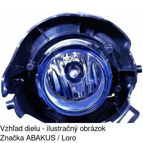 Hmlové svetlo - predné 6012293E /POLCAR/ - obr. 2