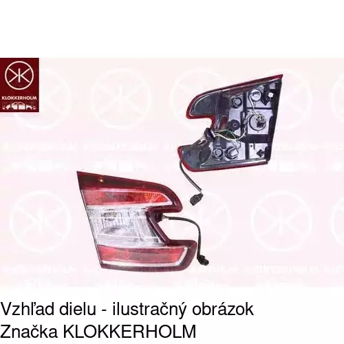 Zadné svetlo POLCAR 6014874V