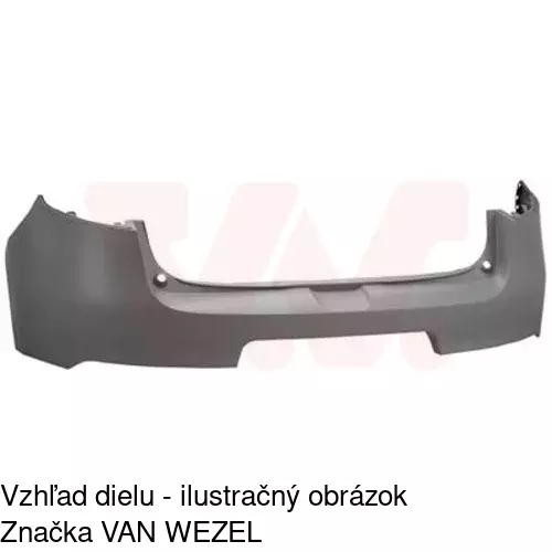 Zadný nárazník 601496 /POLCAR/ - obr. 1