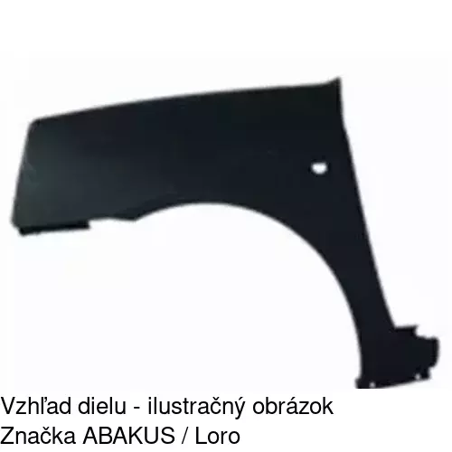 Predný blatník 601601-J /POLCAR/ - obr. 1