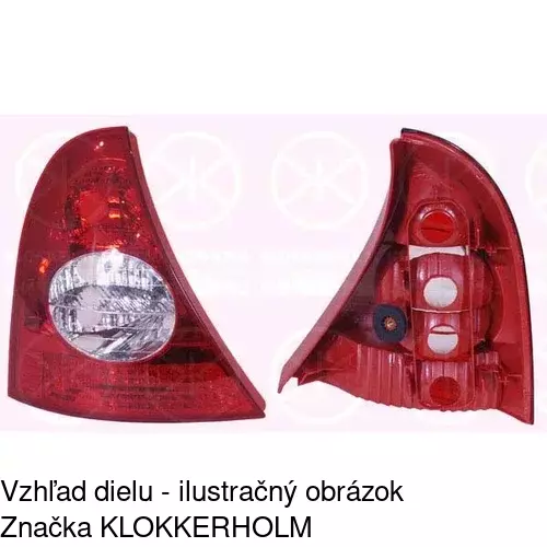 Zadné svetlo 6016881E /POLCAR/ - obr. 1