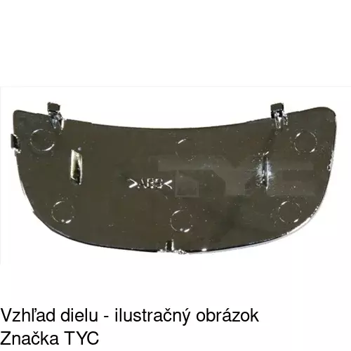 Sklo vonkajšieho zrkadla s držiakom 6026547M /POLCAR/ - obr. 3