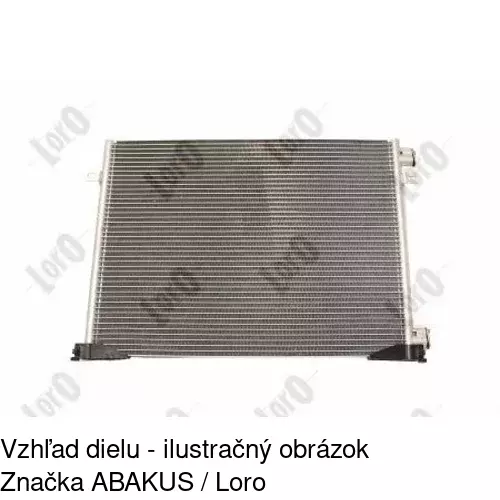 Chladiče klimatizácie 6026K81X /POLCAR/ - obr. 2