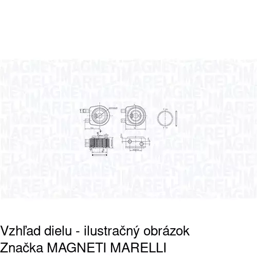 Chladiče oleja 6026L8-1 /POLCAR/ - obr. 3