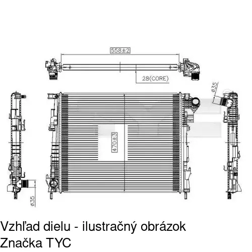 Chladiče vody POLCAR 6027081X