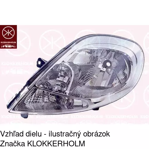 Hlavný reflektor 6027102E /POLCAR/ - obr. 3