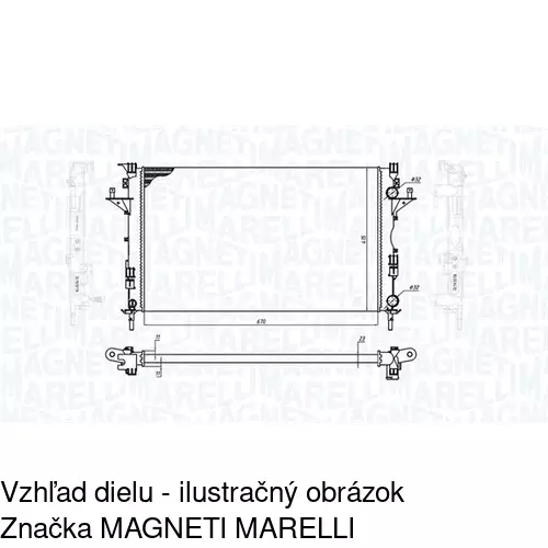 Chladiče vody POLCAR 6037081X