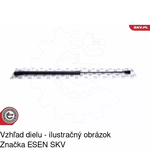 Plynová pružina 6037AB3 /POLCAR/ - obr. 1