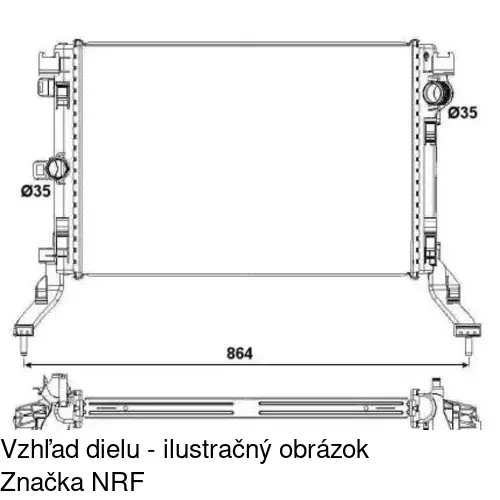 Chladiče vody POLCAR 603908-2