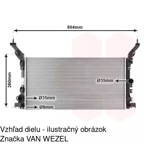 Chladiče vody 603908-3 /POLCAR/ - obr. 1